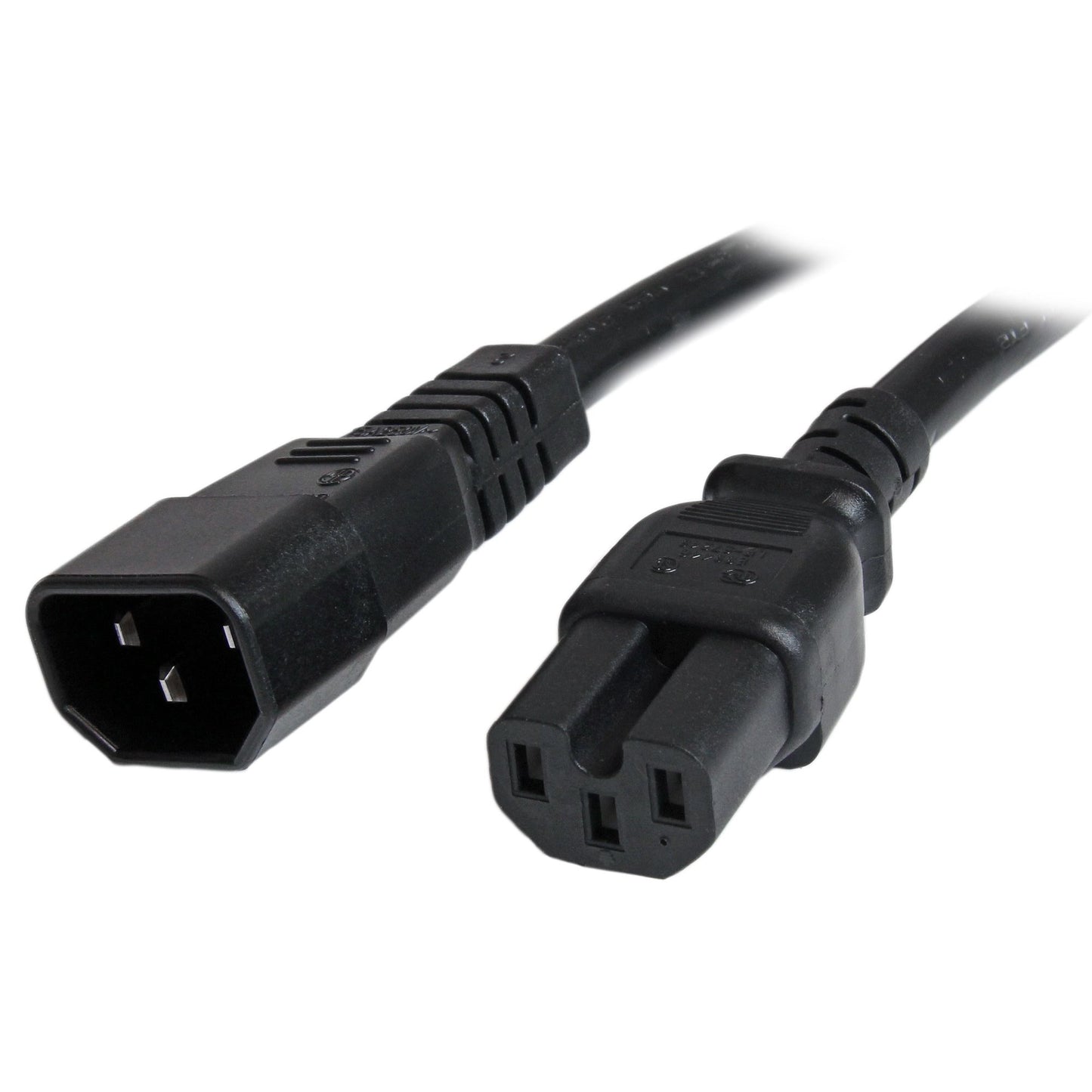 PXTC14C156 - StarTech.com 6FT (1.8M) HEAVY DUTY EXTENSION CORD W/ IEC 60320 C14 TO C15 CONNECTORS; 250V AT