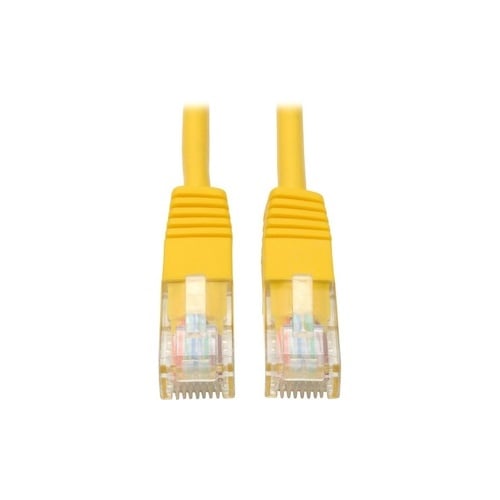 N002-005-YW - Tripp Lite Cat5e 350MHz Molded Patch RJ45 Yellow Cable
