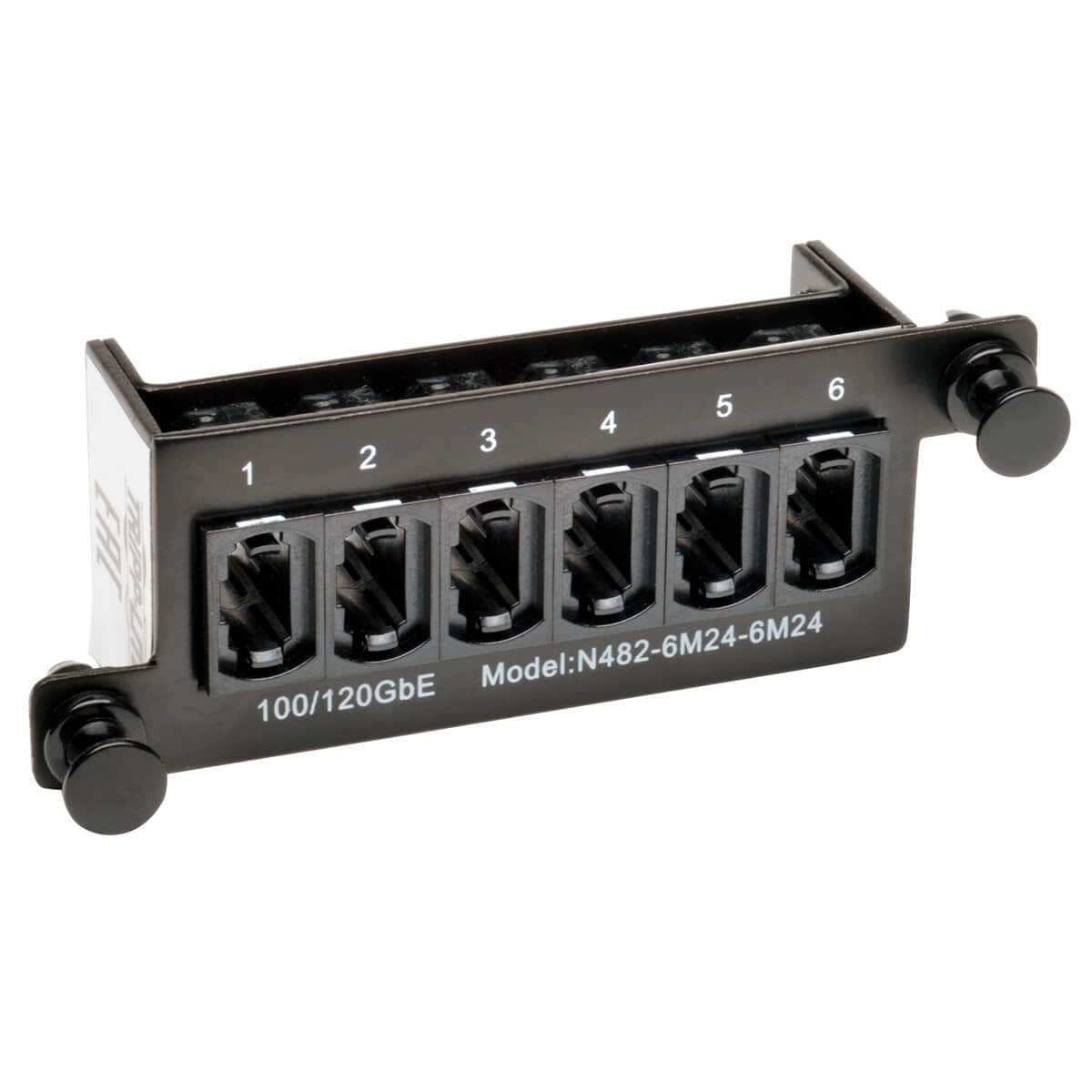 100GB/120GB PASS THROUGH CASSETTE (X6) 24-FIBER MTP/MPO COUPLER