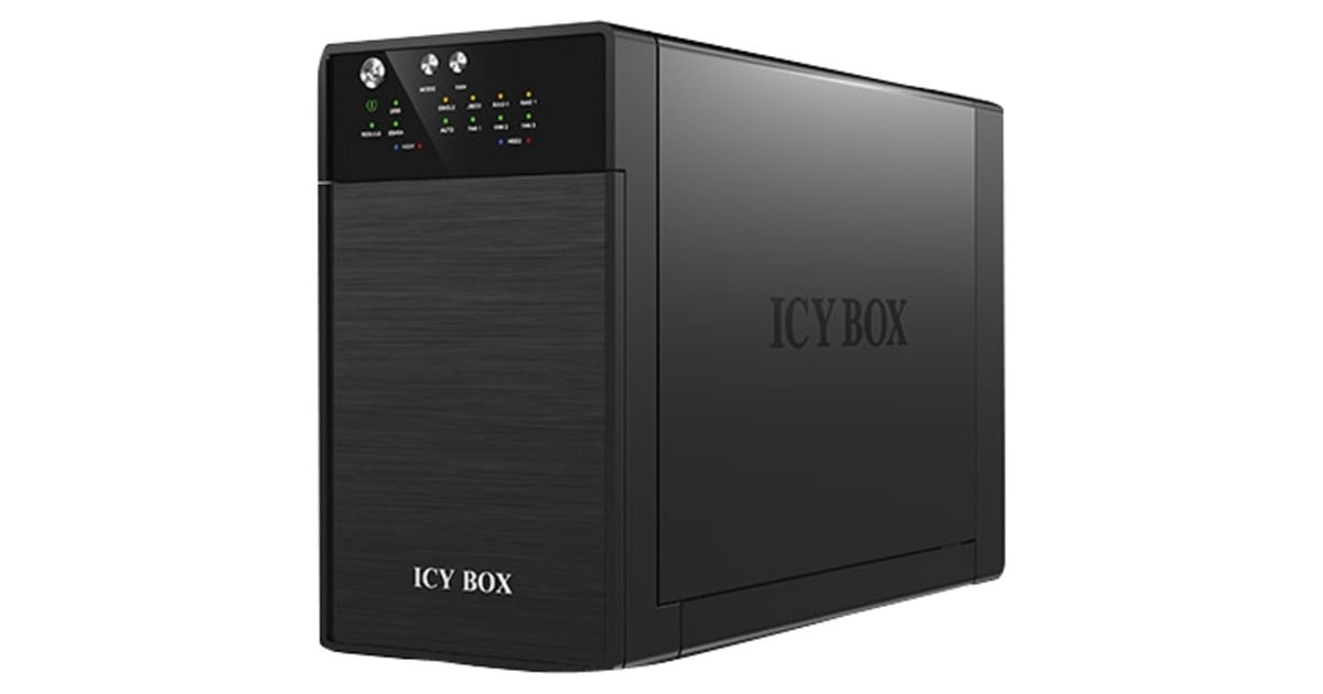 60045 - Raidsonic 2-Bay SATA USB 3.0 RAID 0/1/JBOD Enclosure