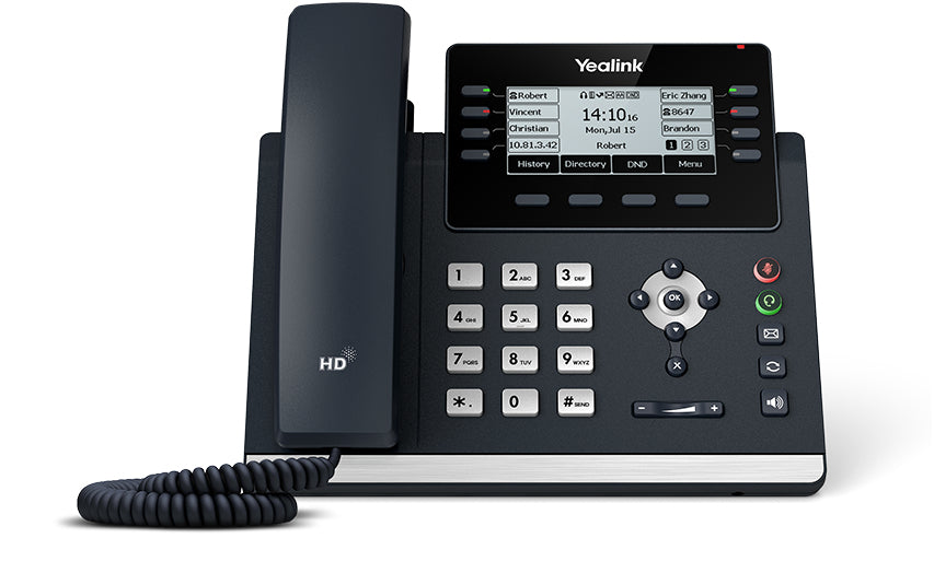 SIP-T43U - Yealink ULTRA-ELEGANT GIGABIT IP PHONE