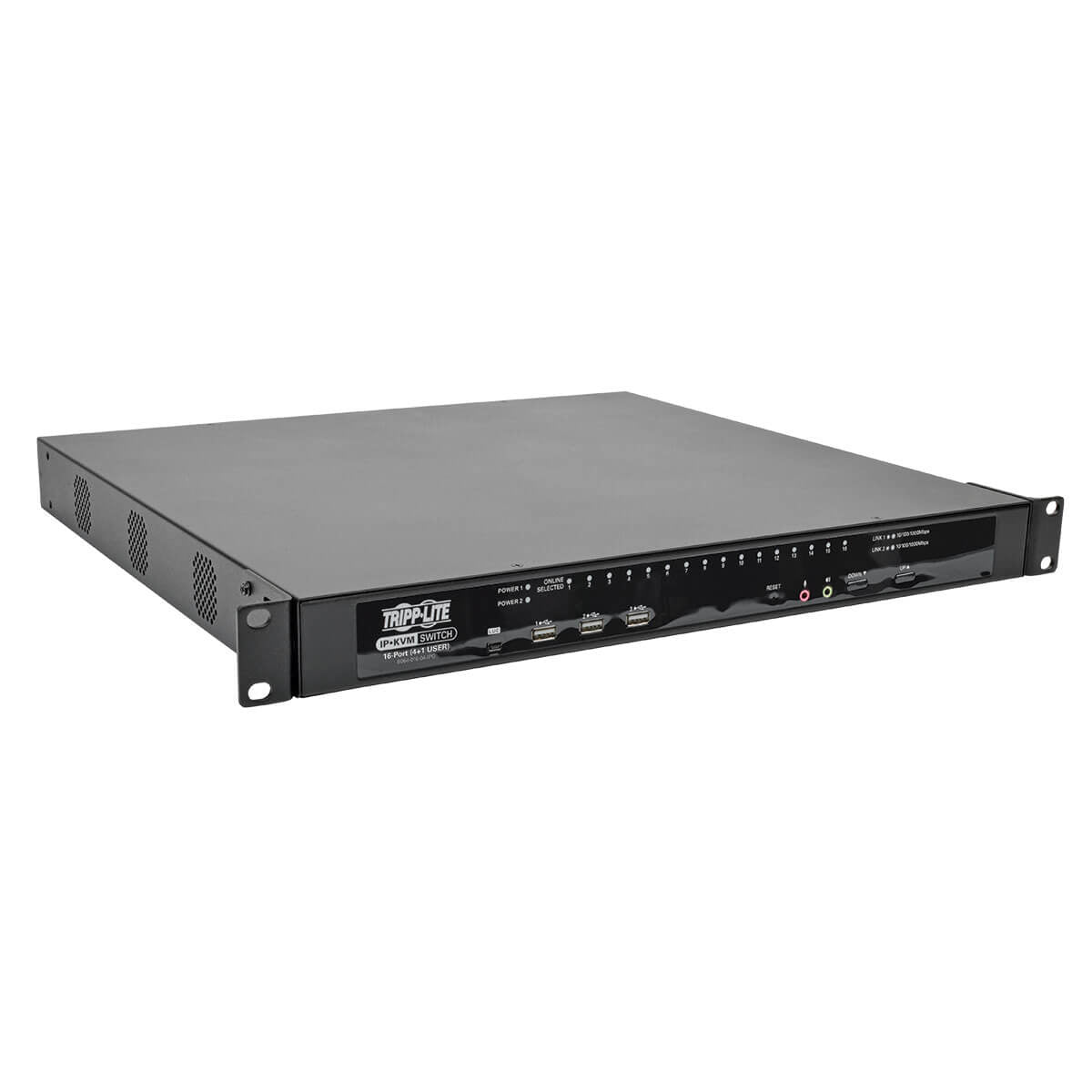 16-PORT KVM SWTICH CAT5 OVER IP 1 LOCAL 4 REMOTE USER 1U TAA GSA