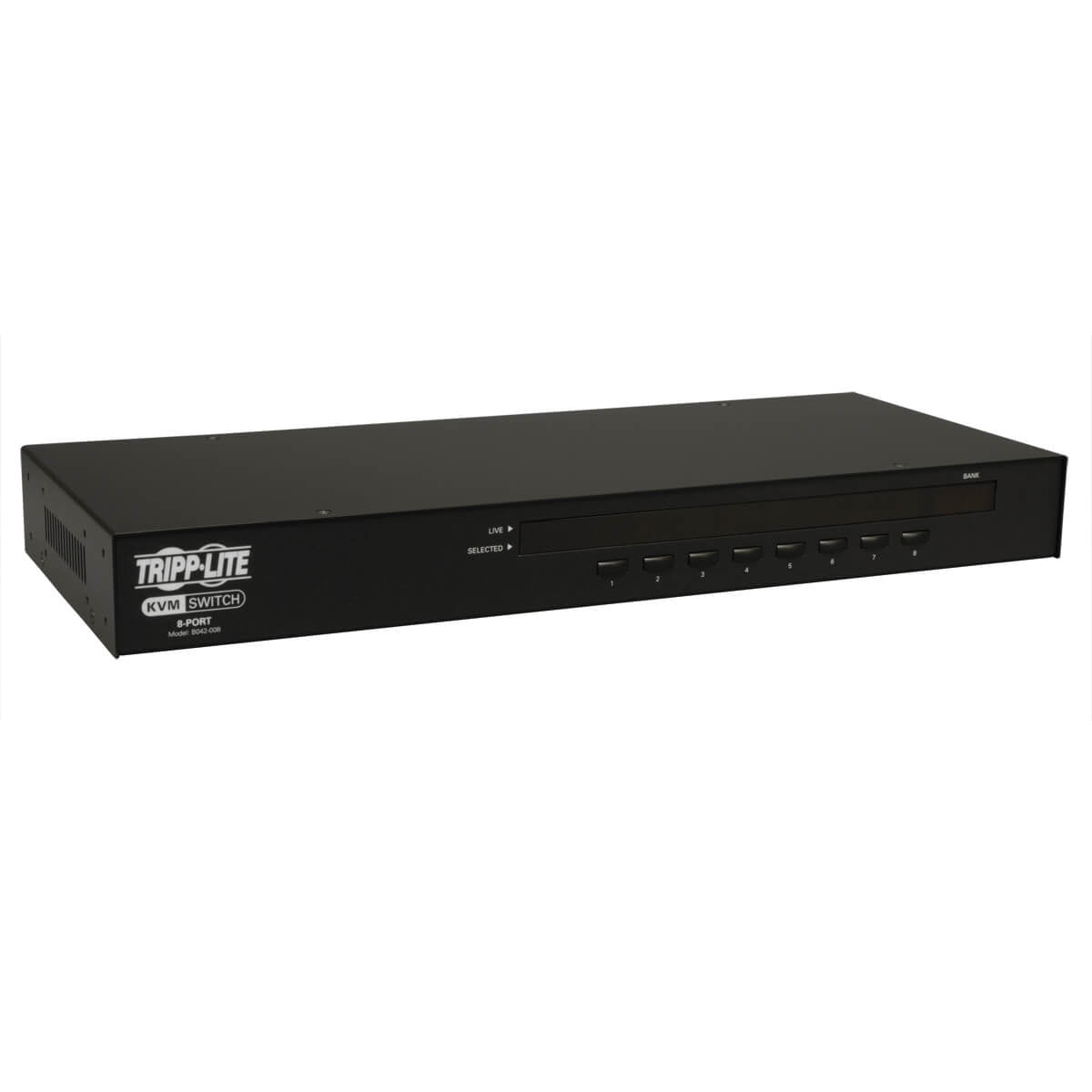 8-PORT RACKMOUNT USB / PS2 KVM SWITCH W/ ON-SCREEN DISPLAY 1U