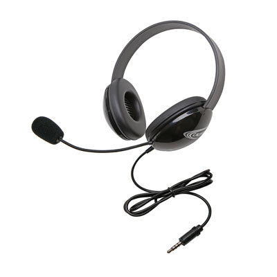 2800TBK - Ergoguys CALIFONE KIDS STEREO HEADPHONES BLACK