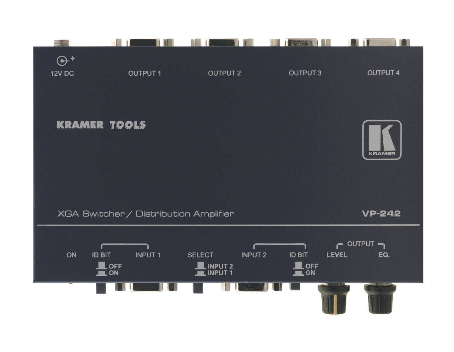 Kramer Electronics THE VP-242 IS A HIGH-PERFORMANCE SWITCHER FOR COMPUTER GRAPHICS VIDEO SIGNALS WI