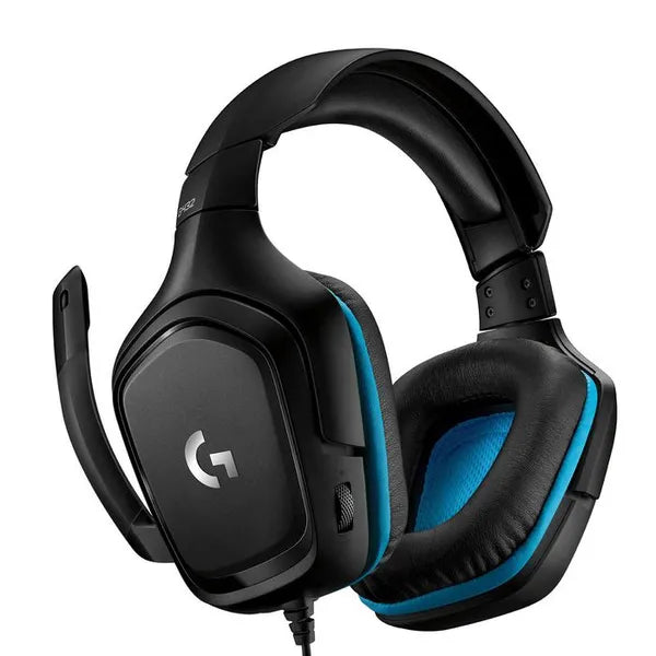 981-000770 - Logitech G432 7.1 Surround Sound Wired Gaming Headset Black/Blue
