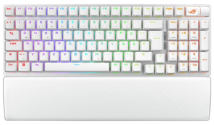 90MP037A-BKDA30 - Asus ROG Strix Scope II 96 Wireless White Mechanical Gaming Keyboard
