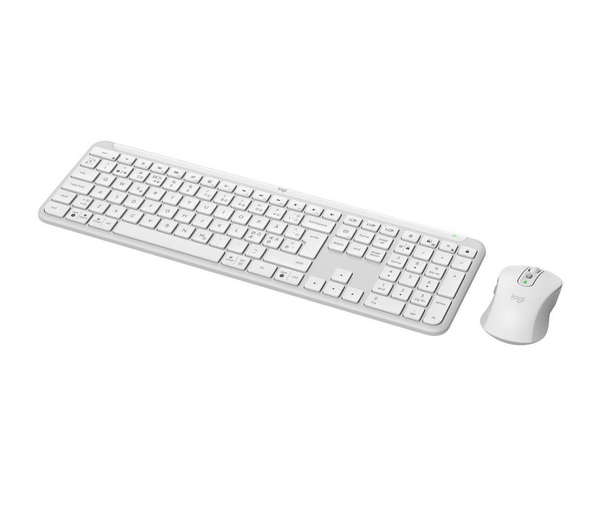 920-012489 - Logitech Signature Slim MK950 Bluetooth Wireless Keyboard and Mouse Combo Nordic QWERTY