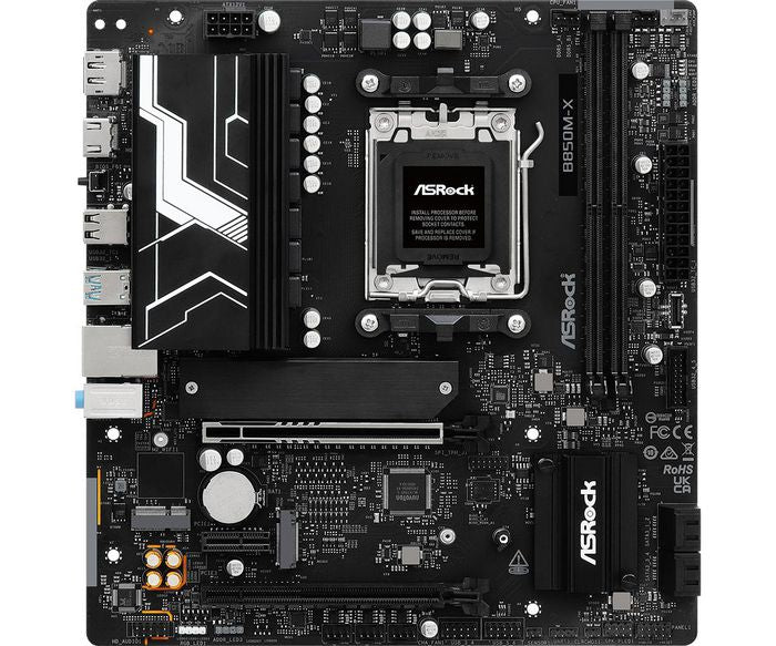 90-MXBSG0-A0UAYZ - ASRock B850M-X R2.0 AMD AM5 Micro-ATX Motherboard