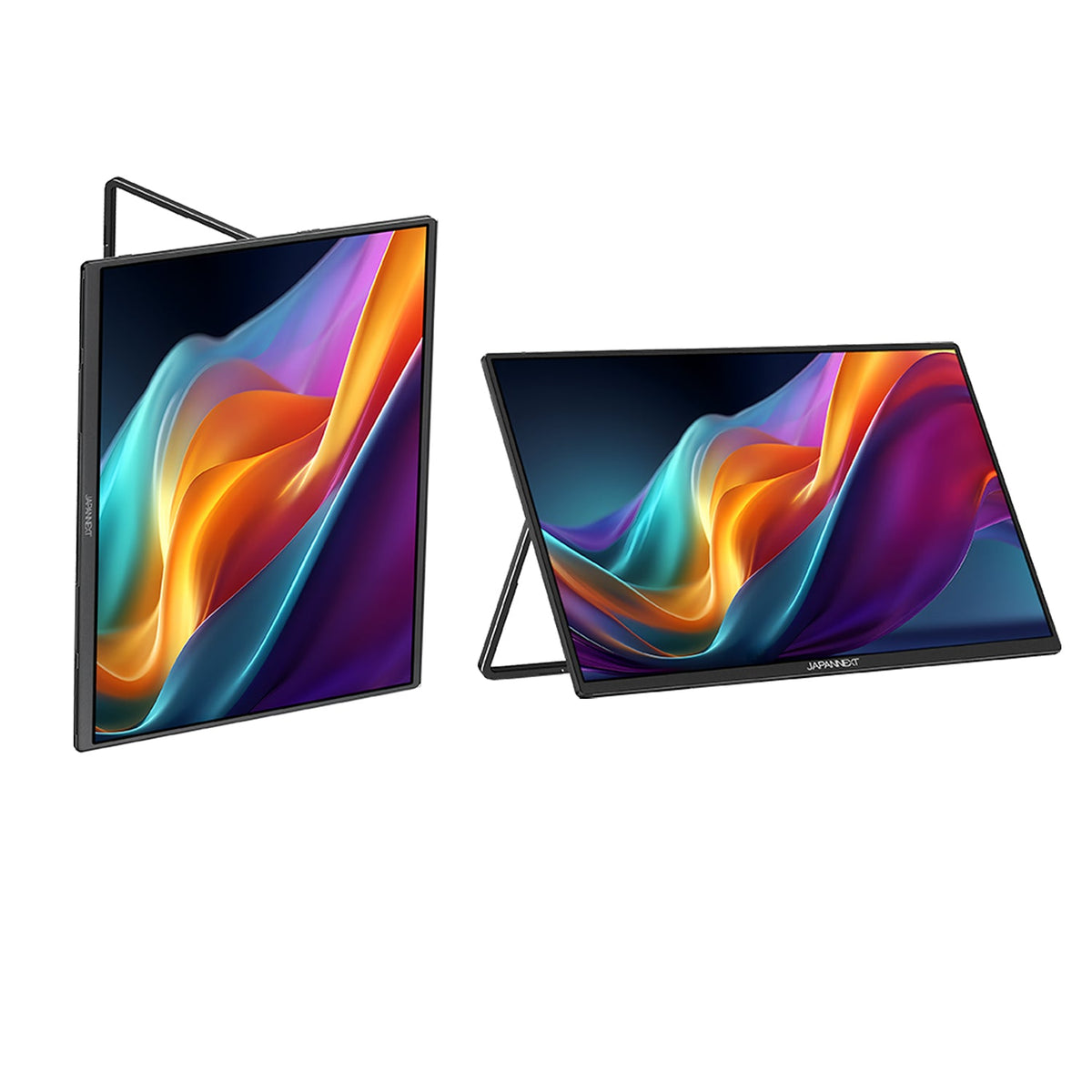 JN-MD-IPS238F-C6 - JAPANNEXT 23.8-Inch FHD IPS 100Hz USB-C 65W Portable Monitor