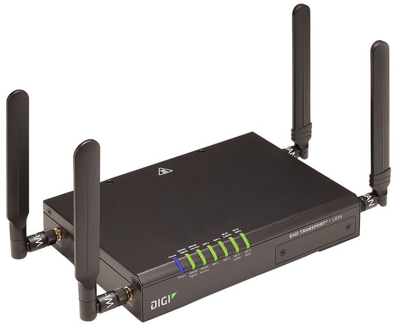 Digi LR54-AW403 wireless router Fast Ethernet Single-band (2.4 GHz) 4G Black