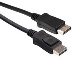 DISPLAYPORT20F - AddOn Networks 6.10M (20.00FT) DISPLAYPORT MALE TO MALE BLACK CABLE