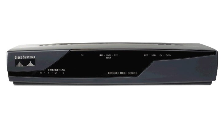 Cisco CISCO876-K9, Refurbished wired router Fast Ethernet Black