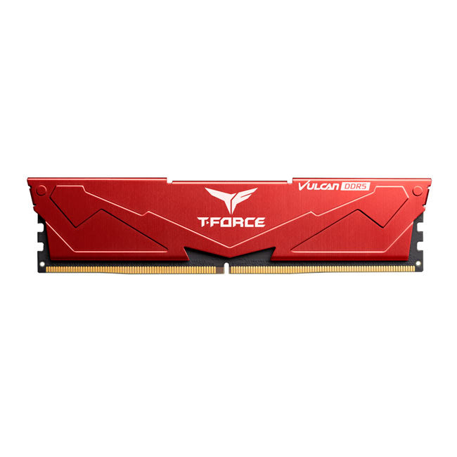 FLRD532G5600HC36BDC01 - Team Group T-FORCE VULCAN RED DDR5 16GBX2 5600 CL36-36-36-76 1.20V DESKTOP MEMORY
