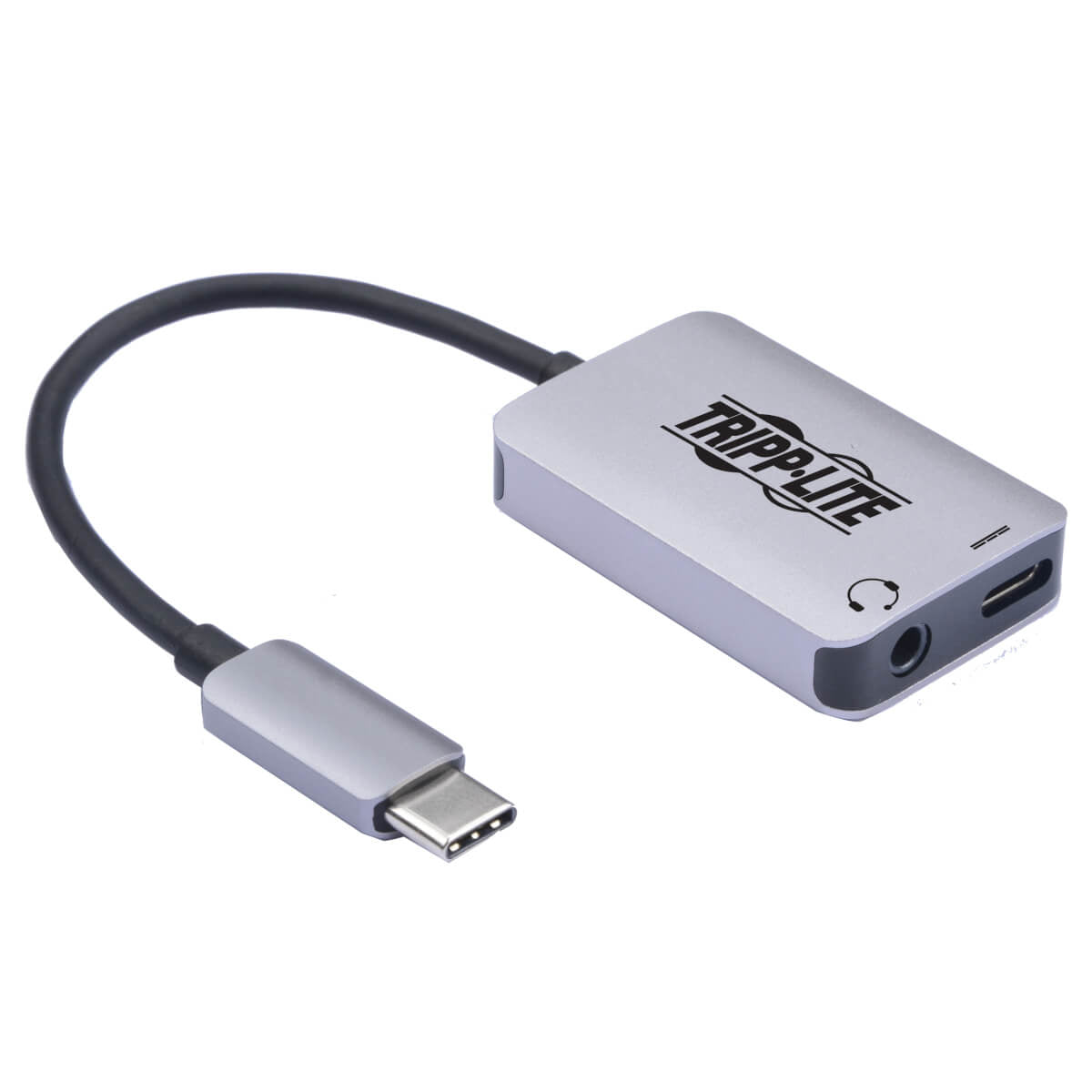 U437-001-C - Tripp Lite USB C TO 3.5MM STEREO AUDIO ADAPTER USB 3.1 GEN 1 PD 3.0 SILVER