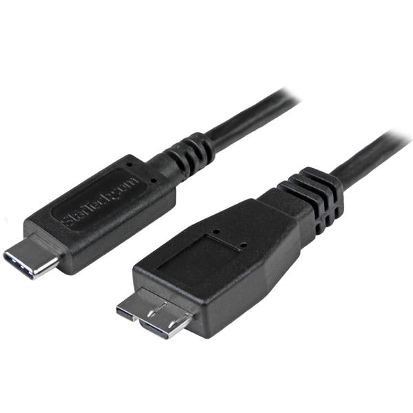 USB31CUB1M - StarTech.com CONNECT USB MICRO-B DEVICES TO YOUR USB-C HOST, USING THIS DURABLE 1-METER CABLE