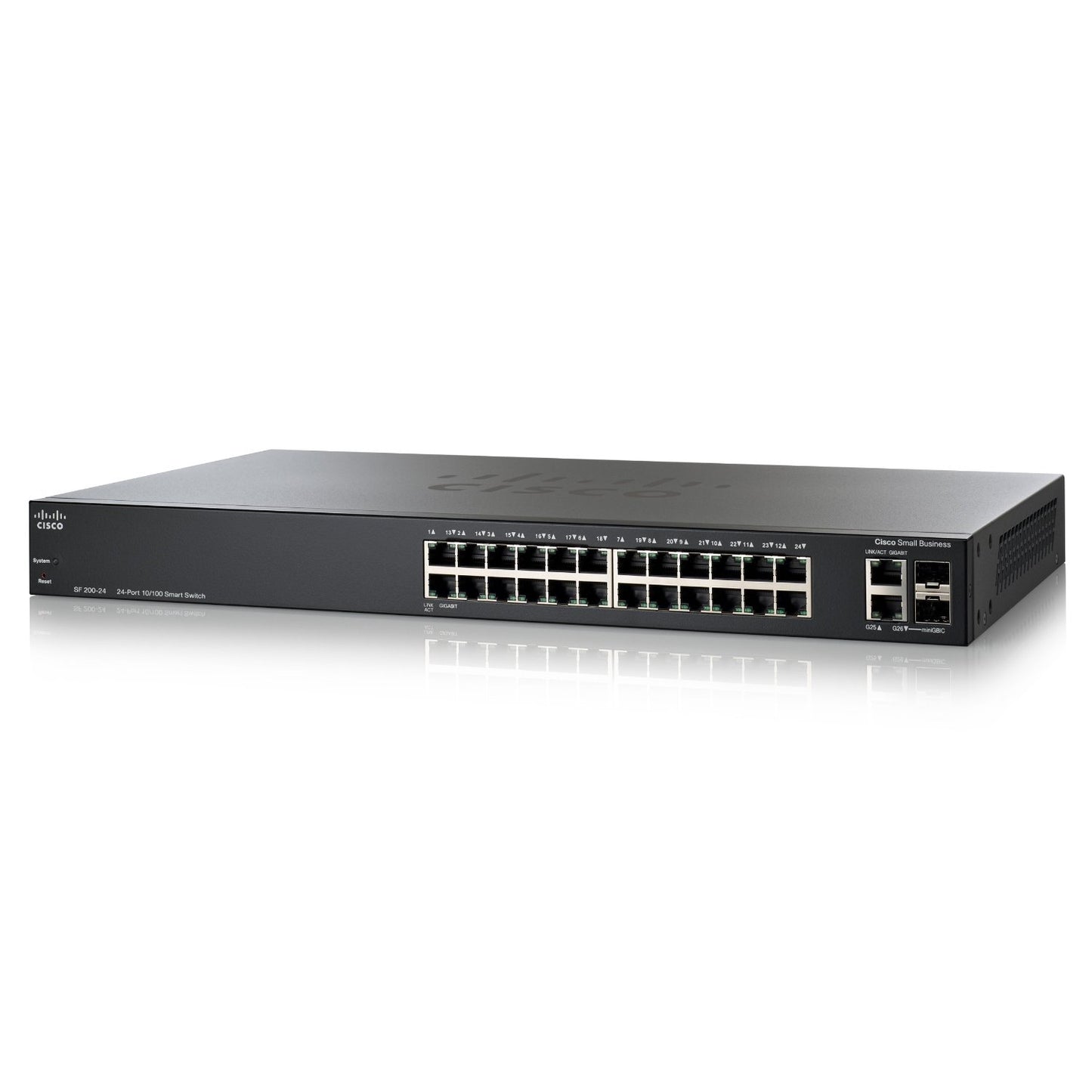 SLM224PT-NA - Cisco SF200-24P 24-PORT 10/100 POE SMART SWITC