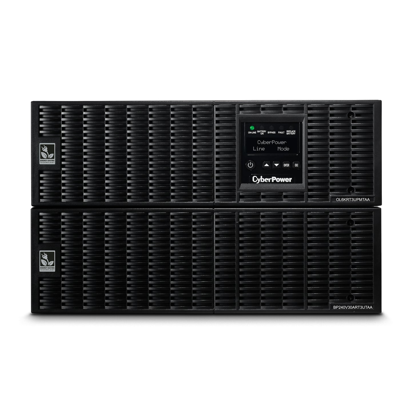CyberPower OL6000RT3UTAA uninterruptible power supply (UPS) Double-conversion (Online) 6 kVA 5400 W 4 AC outlet(s)