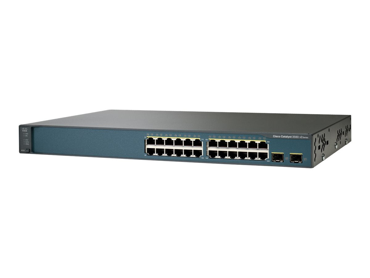WS-C3560V224TSS-RF - Cisco CAT 3560V2 24 10/100 + 2 SFP + IPB STD I