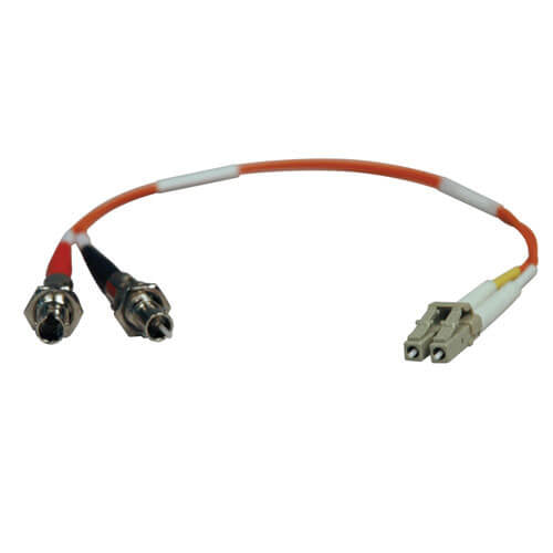 N457-001-62 - Tripp Lite 0.3M DUPLEX MULTIMODE FIBER OPTIC 62.5/125 ADAPTER LC/ST M/F 1FT 0.3 METER