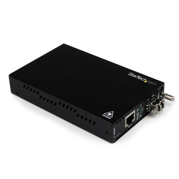 StarTech.com ET91000LCOAM network media converter 1250 Mbit/s 850 nm Multi-mode Black