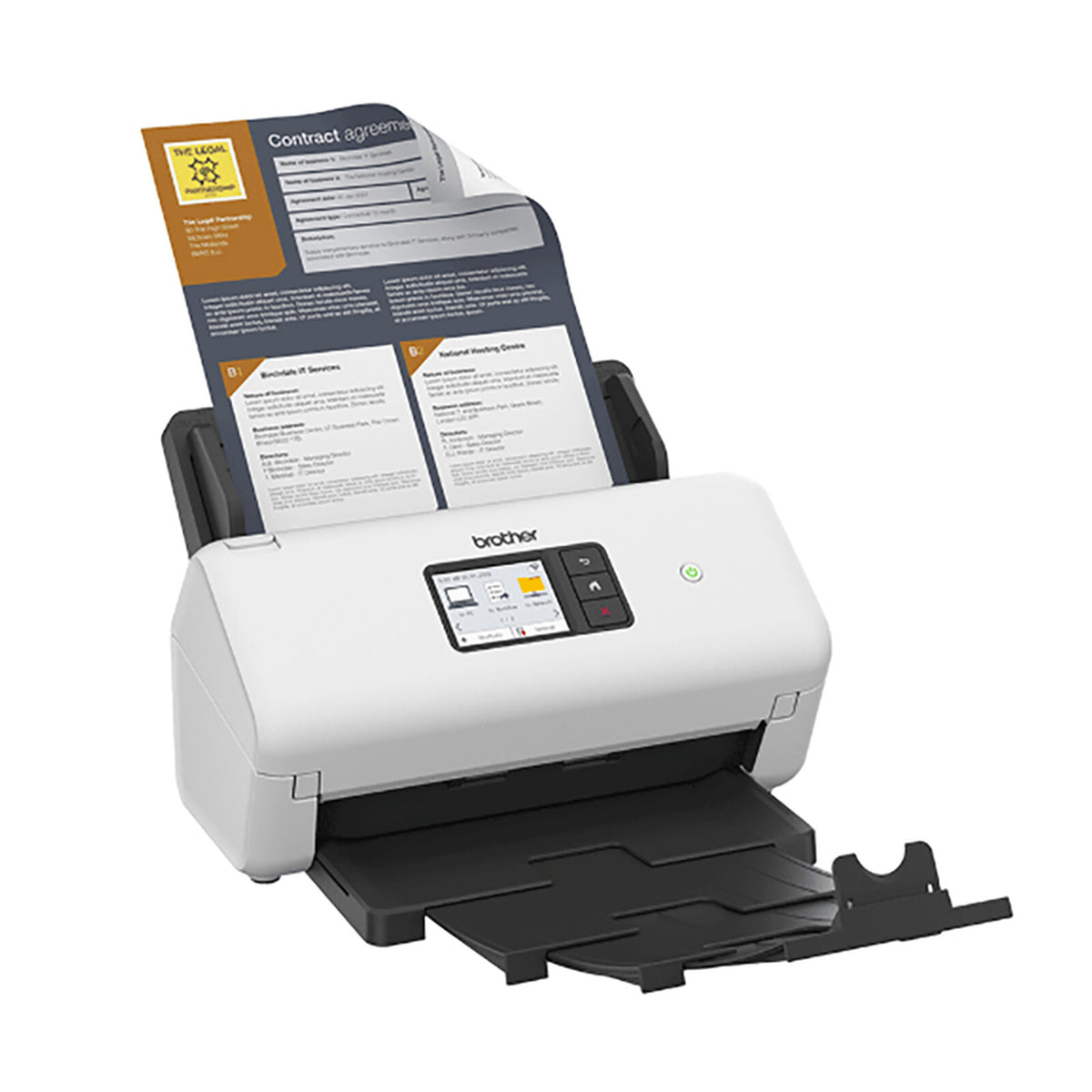 ADS4550WUN1 - Brother Wireless High-Speed Desktop Document Scanner