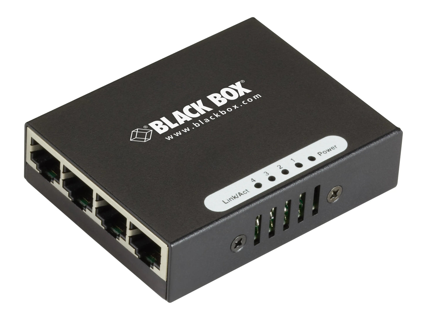LGB304A - Black Box GIGABIT ETHERNET (1000-MBPS) SWITCH - (4) 10/100/1000-MBPS COPPER RJ45, GSA, TAA