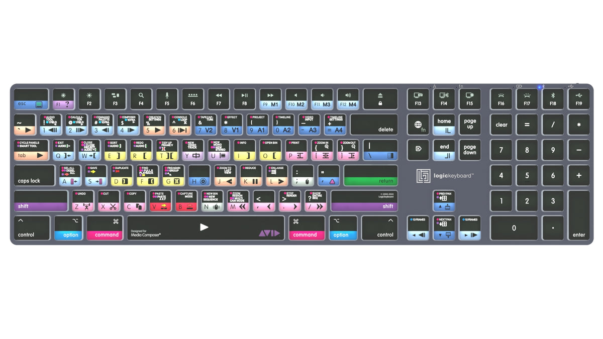 LKB-MCOMP-TM-DE - LogicKeyboard Wireless Backlit TITAN Mac Keyboard