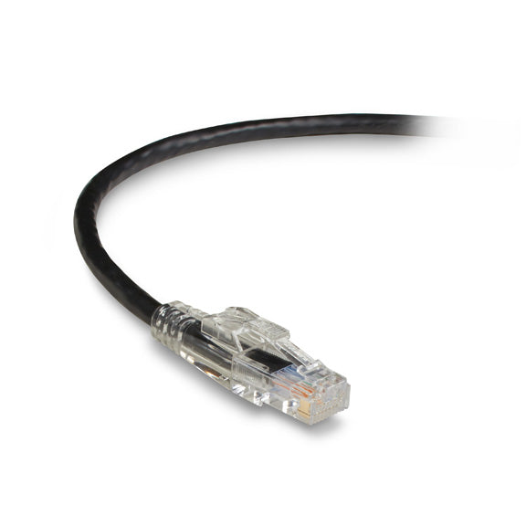 C6PC80-BK-15 - Black Box CAT6 550-MHZ LOCKABLE SNAGLESS STRANDED ETHERNET PATCH CABLE UNSHIELDED(UTP),CM