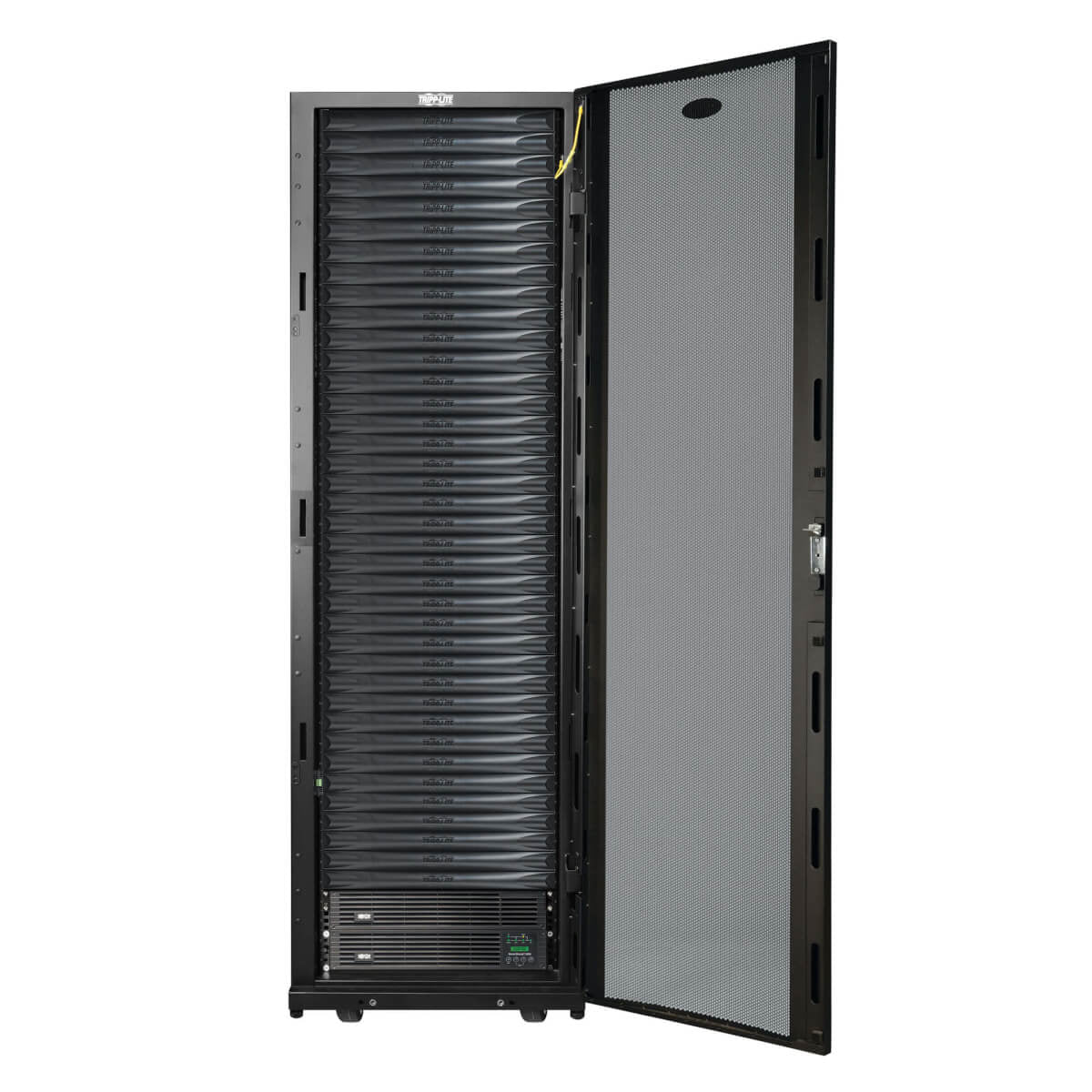 EDGEREADY MICRO DATA CENTER-38U, 6 KVA UPS, NETWORK MANAGEMENT AND PDU, 208/240V
