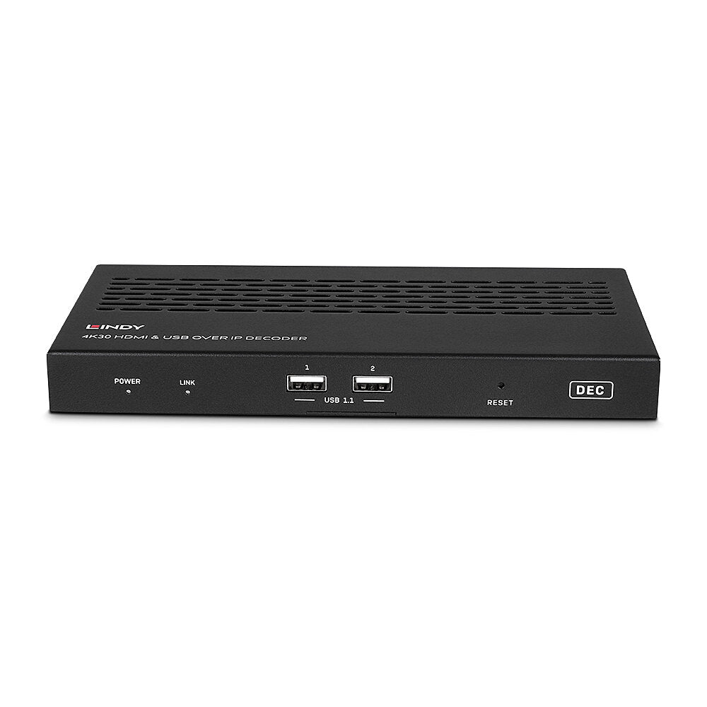 38397 - Lindy 4K30 HDMI & USB over IP Decoder