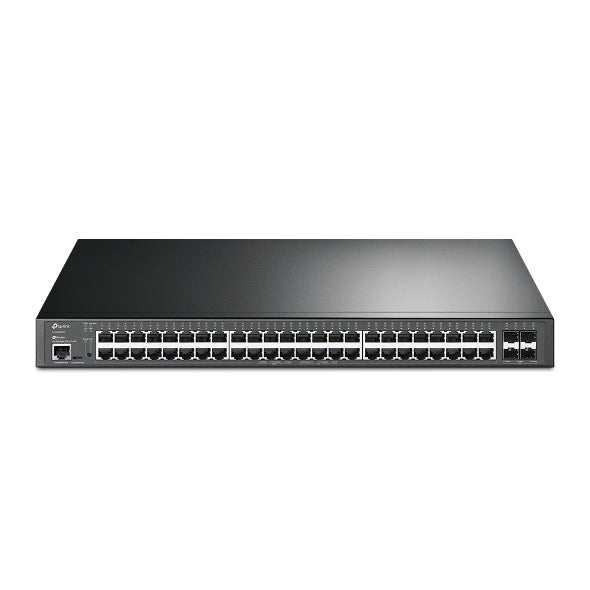 TP-Link TL-SG3452XP network switch Managed L2+ Gigabit Ethernet (10/100/1000) Power over Ethernet (PoE) 1U Black