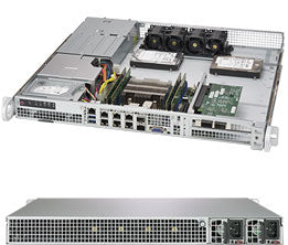 SUPER SERVER-INTEL, 8C SKYLAKE D FRONT I/O, X11SDV-TP8F, 515-R407, BLACK