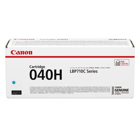 0459C001 - Canon CRG040 H C. HI CAPACITY CARTRIDGE; 10,000 SHEETS ISO/IEC