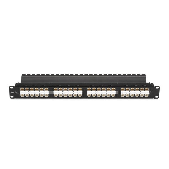 CAT5E FEED-THROUGH PATCH PANEL - 1U, UNSHIELDED, 48-PORT, GSA, TAA