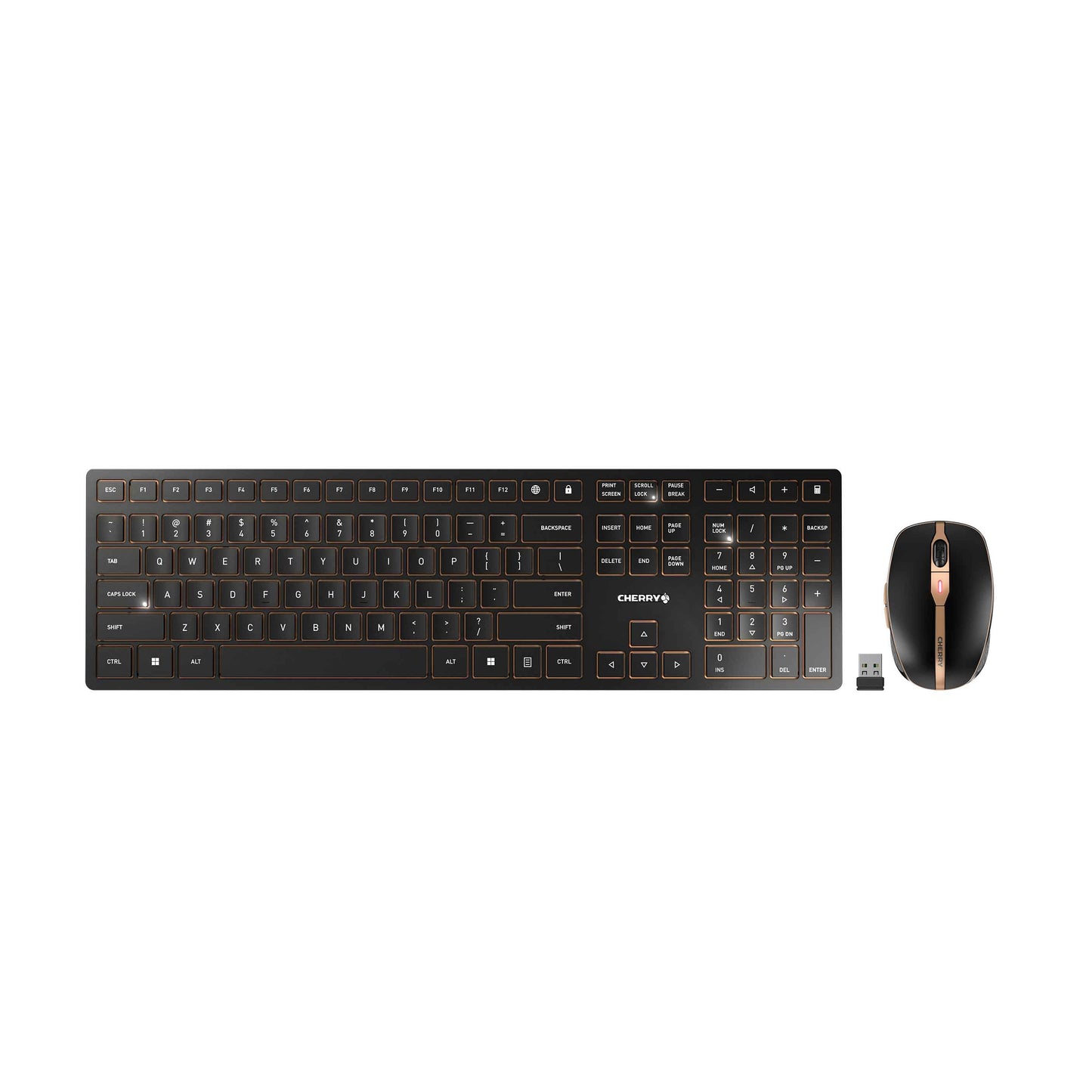 JD9100US2 - Cherry DW 9100 SLIM Rechargeable Wireless Combo