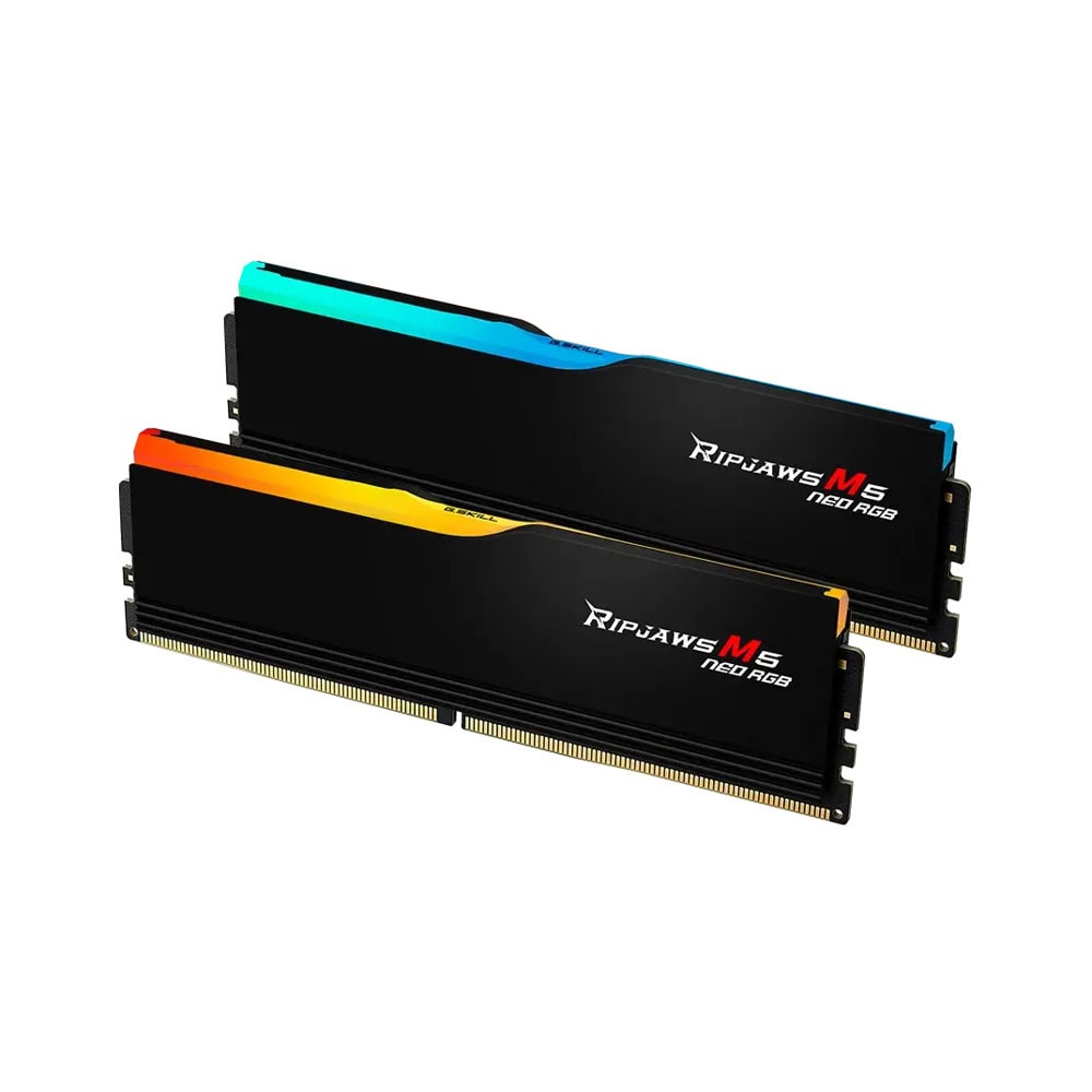 F5-6000J2836G32GX2-RM5NRK - G.Skill Ripjaws M5 Neo RGB 64GB 2x32GB DDR5-6000 CL28 White Desktop Memory Kit