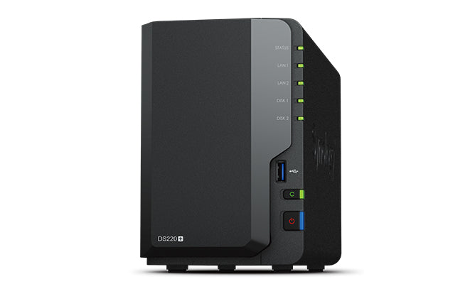 Synology DiskStation DS220+ NAS/storage server Compact Ethernet LAN Black J4025