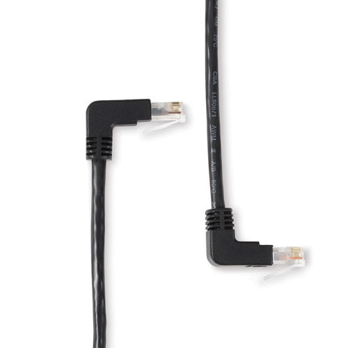 EVNSL27E-0015-90DU - Black Box CAT5E 100-MHZ MOLDED ANGLED STRANDED ETHERNET PATCH CABLE - UNSHIELDED (UTP), CM