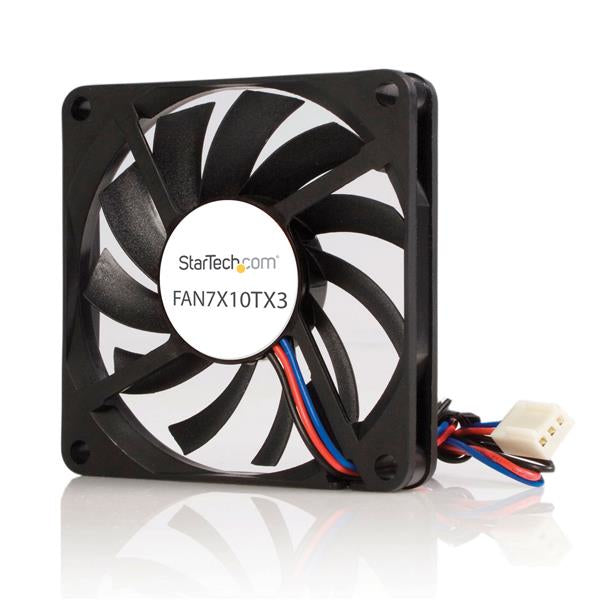 FAN7X10TX3 - StarTech.com KEEP A SYSTEM RUNNING COOLER WITH A 70MM BALL BEARING CASE FAN - PC FAN - COMPUT