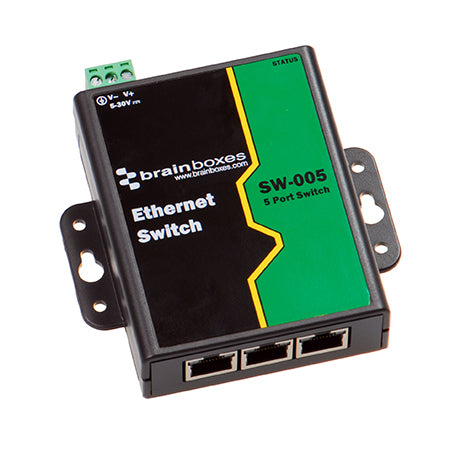 SW-005 - Brainboxes ETHERNET 5 PORT SWITCH