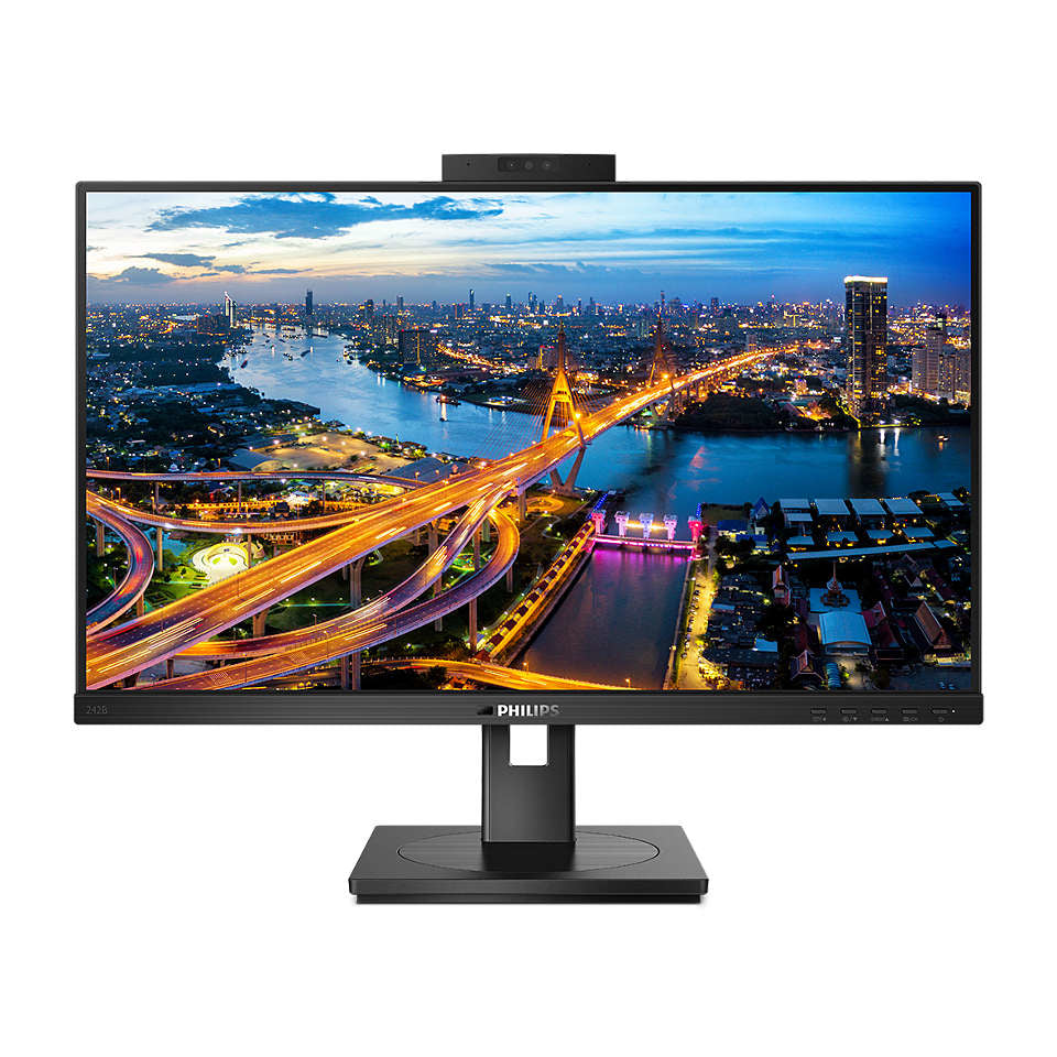 242B1H - Philips 23.8IN IPS FULL HD MONITOR WITH WINDOWS HELLO WEBCAM