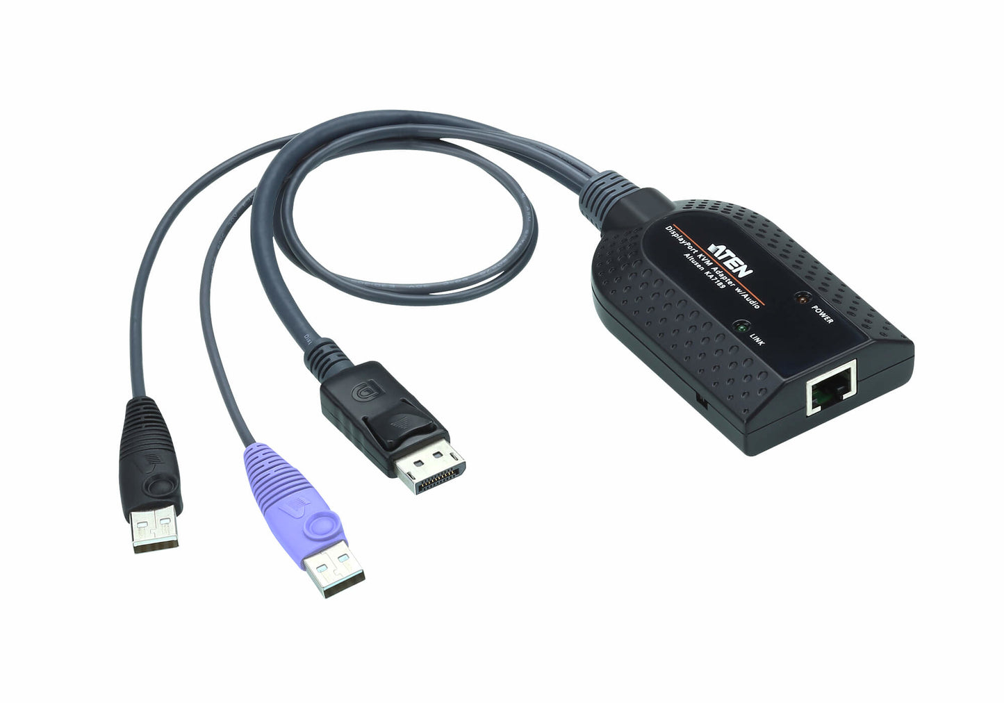 KA7189 - ATEN USB DISPLAYPORT CPU ADADPTER W/ VIRTUAL MEDIA & AUDIO