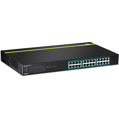 TPE-TG240G - Trendnet 24-PORT GREENNET GIGABIT POE+ SWITCH (370W),LIMITED LIFETIME WARRANTY
