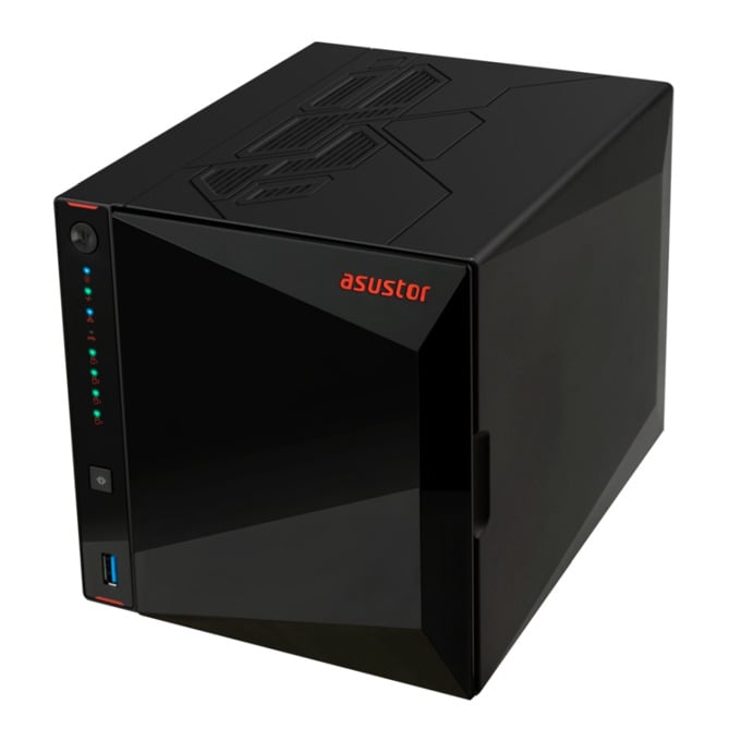 90-AS5404T00-MD30 - Asustor Nimbustor 4 Gen2 AS5404T 4-Bay Celeron N5105 4GB Dual 2.5GbE 4x M.2 NAS