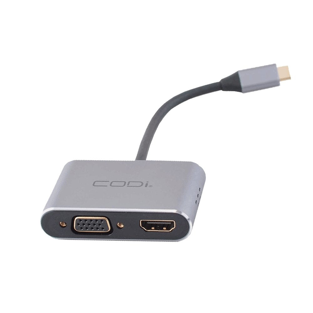A01063M - CODi 4-IN-1 USB-C DISPLAY ADAPTER