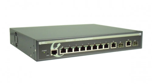 SS2GD8P2+ - Amer Networks 10 PORT 10/100/1000BASET ETHERNET LAYER 2 ( L2 ) STACKABLE SWITCH WITH 8 PORTS 1