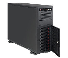 CHASSIS, (EOL)BLACK 4U TOWER SC743TQ WITH USB3, 900W PWS, BLACK
