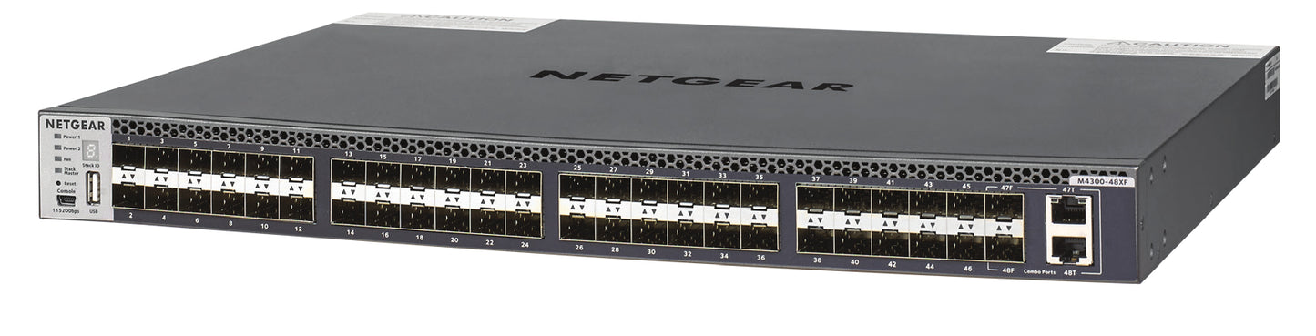 NETGEAR M4300-48XF Managed L3 10G Ethernet (100/1000/10000) Black