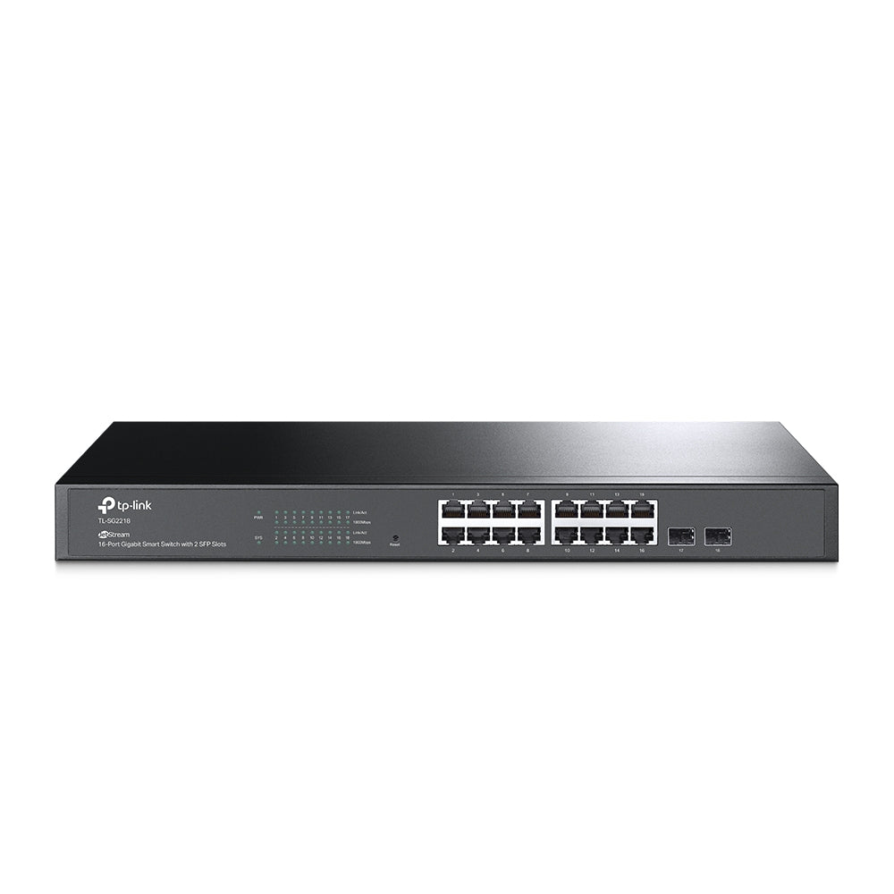TP-Link TL-SG2218 network switch Managed L2/L2+ Gigabit Ethernet (10/100/1000) 1U Black